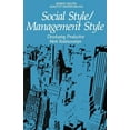 thumbnail image 1 of Pre-Owned The Social Style/Management Style: Developing Productive Work Relationships (Paperback) 0814476171 9780814476178, 1 of 1