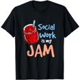 thumbnail image 1 of Social Work Is My Jam Social Worker T-Shirt, 1 of 5