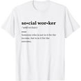 thumbnail image 1 of Social Work Shirt For Women Funny Social Worker Tee T-Shirt, 1 of 3