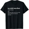 thumbnail image 1 of Social Work Shirt For Women Funny Social Worker Tee T-Shirt, 1 of 5