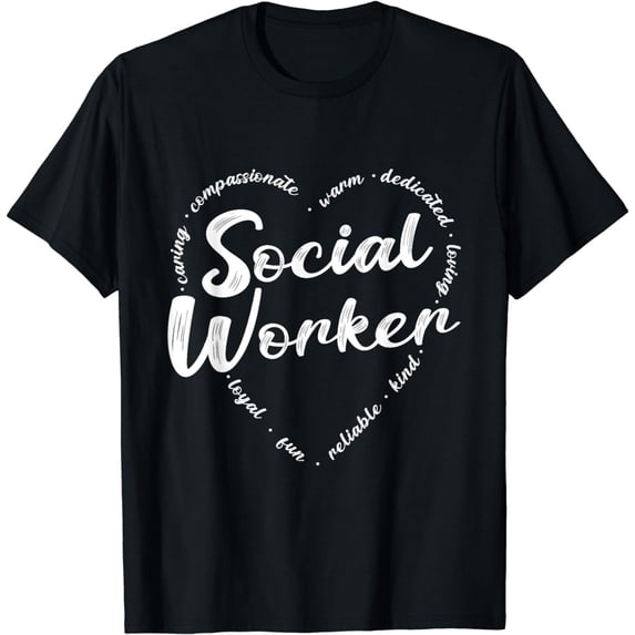 Social Worker Appreciation Heart School Social Worker T-Shirt