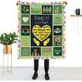 thumbnail image 1 of Social Worker Blanket Social Worker Gifts for Women Men Practitioner Blanket Soft Fuzzy Warm Plush Flannel Throw Blankets for Sofa Couch Bed Office 50"X60", 1 of 5