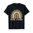 thumbnail image 1 of Social Worker - Boho Rainbow Appreciation Month Caseworker T-Shirt, 1 of 3