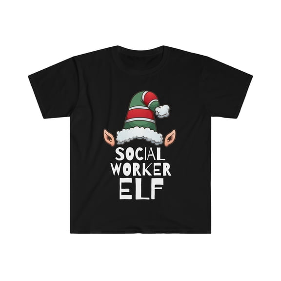 Social Worker Elf Christmas Holidays Xmas Elves