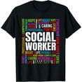 thumbnail image 1 of Social Worker Facts Funny Social Work Graphic T-Shirt, 1 of 3