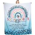 thumbnail image 1 of Social Worker Gifts for Women, Social Worker Blanket - Social Work Appreciation Graduation Month Gifts, Social Worker Office Decor Gift, Social Worker Practitioner Throw Blanket 60"x50", 1 of 6
