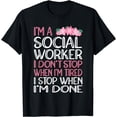 thumbnail image 1 of Social Worker Gifts for Women and Men Social Worker T-Shirt, 1 of 4