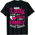 thumbnail image 1 of Social Worker Jokes And Quotes, Social Work Jobs T-Shirt, 1 of 4