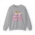 thumbnail image 1 of Social Worker MSW Graduate Graduation Sweatshirt, Gifts, Crewneck, 1 of 7