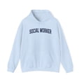 thumbnail image 1 of Social Worker MSW Graduation Hoodie, Gifts, Hooded Sweatshirt, 1 of 4