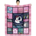 thumbnail image 1 of Social Worker Practitioner Birthday Gifts for Women Blanket -Appreciation, Graduation BSW, MSW, DSW-Lightweight Soft Warm Cozy Fuzzy Throws Blankets Sofa Couch Home Bedroom, 60x50 Inch, 1 of 6