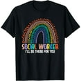 thumbnail image 1 of Social Worker Rainbow T-Shirt, 1 of 4