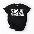 thumbnail image 1 of Social Worker Shirt, Shirt, Advocate Support Empower, Social Worker Gift, Social Work Graduate, Unisex T-Shirt, Case Worker, 1 of 5