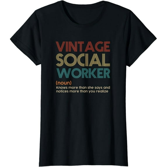 Social Worker Shirt Vintage Social Worker T-Shirt