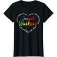 thumbnail image 1 of Social Worker Social Work Caseworker Public Servant Themed T-Shirt, 1 of 3