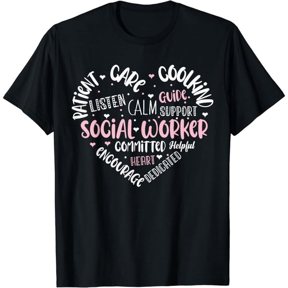 Social Worker Social Work Caseworker Public Work Love T-Shirt