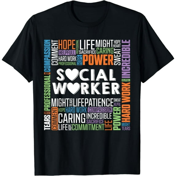 Social Worker Social Work Caseworker Public Work Love T-Shirt