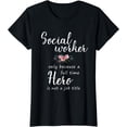 thumbnail image 1 of Social Worker T Shirt For Women Social Work Month T-Shirt, 1 of 4