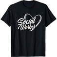 thumbnail image 1 of Social Worker Work Pedagogy School T-Shirt, 1 of 4
