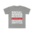 thumbnail image 1 of Social Worker because Miracle Worker not a job title Unisex T-shirt S-3XL, 1 of 2