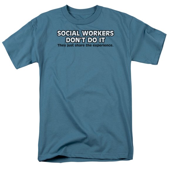 Social Workers Do It Officially Licensed Adult T Shirt