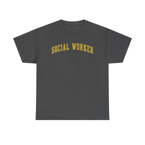 Social worker Shirt Gifts Tshirt Crew Neck Short Sleeve