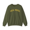 thumbnail image 1 of Social worker Sweatshirt Gifts Crew Neck Shirt Long Sleeve Unisex, 1 of 7