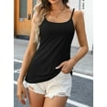 thumbnail image 1 of Sociala Basic Cotton Cami for Womens Adjustable Spaghetti Strap Layer Tank Tops, 1 of 7