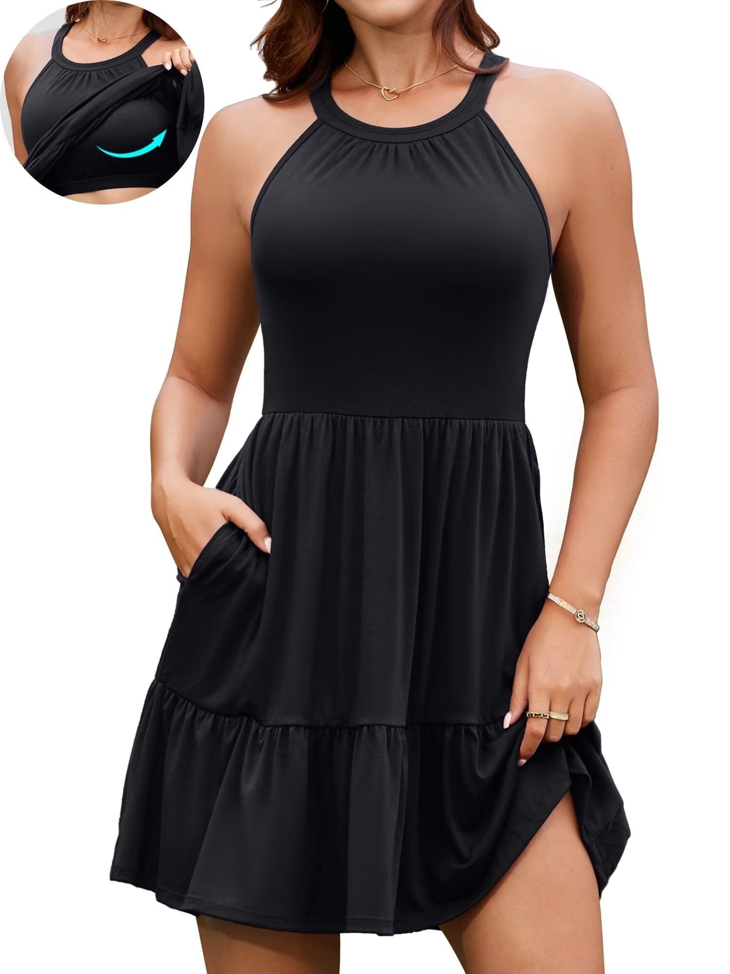 Exciting Sundress With Built In Bra Images