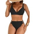 thumbnail image 1 of Sociala Double Straps Bikini Sets for Womens Hollow Out Two Piece Bathing Suit, 1 of 6