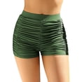 thumbnail image 1 of Sociala Ruched Swim Shorts For Women High Waisted Bikini Tankini Bath Suit Board Shorts, 1 of 6