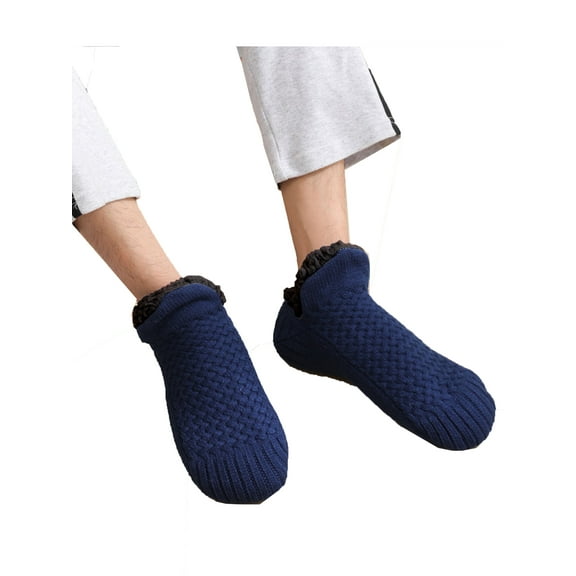 Sociala Thermal Fuzzy Slipper Socks for Women with Gripper - Winter Non Slip Thick Fuzzy Socks