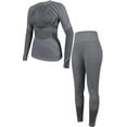thumbnail image 1 of Sociala Thermal Underwear for Women, Long Johns Ski Cold Weather Gear Set Base Layer Warm Winter Top and Bottom Running, 1 of 5