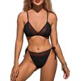 thumbnail image 1 of Sociala Tie Side Bikini Sets for Womens Adjustable Straps Two Piece Bath Suit, 1 of 6