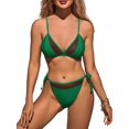 thumbnail image 1 of Sociala Tie Side Bikini Sets for Womens Adjustable Straps Two Piece Bath Suit, 1 of 6