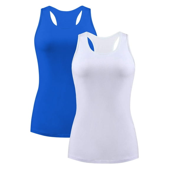 Sociala Women's Camisole Stretch Cotton Racerback Tank Top Shelf Bra Undershirt Cami