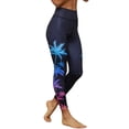 thumbnail image 1 of Sociala Women's Coconut Printed High Waisted Swim Pants Swim Leggings Swim Bottoms, 1 of 8