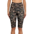thumbnail image 1 of Sociala Women's Elastic Waistband Yoga Bike Board Shorts High Rise Sport Workout Shorts With Two Pockets, 1 of 7