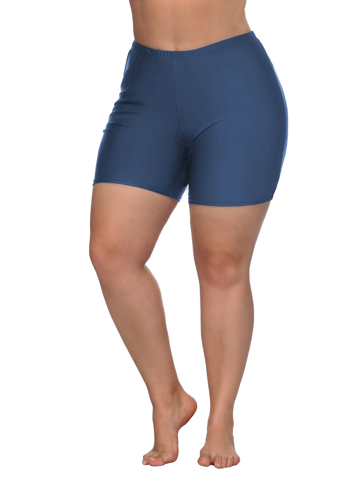 Plus size swim shorts for ladies clearance