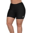 thumbnail image 1 of Sociala Women's Plus Stretch Board Short Tummy Control Fitness Swim Bike Sport Short, 1 of 7