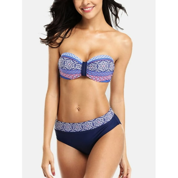 Sociala Women's Side String Bikini Swimsuit Cheeky Swimwear Two Pieces Bathing Suit