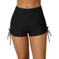 thumbnail image 1 of Sociala Women's Wide Waistband Swim Shorts Side Drawstring Tankini Bikini Sporty Board Shorts, 1 of 6