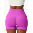 thumbnail image 1 of Sociala Women's Workout Gym Shorts Booty V Cross Yoga Biker Shorts, 1 of 6