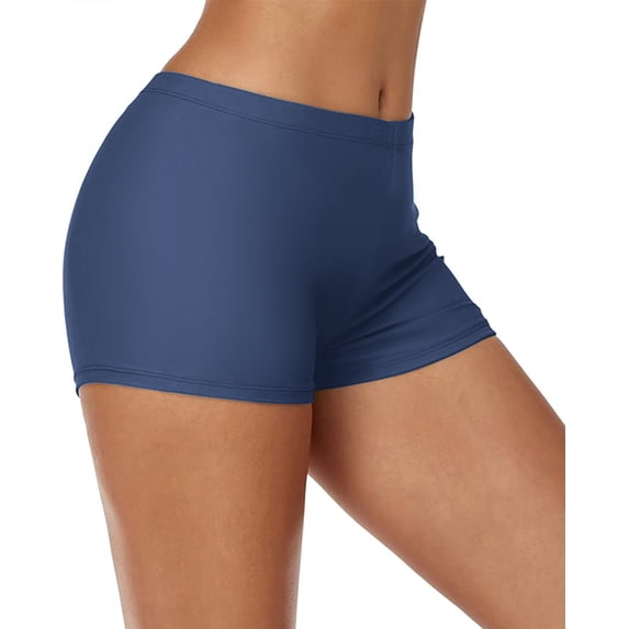 Sociala Womens Basic Swim Bottoms High Waisted Bikini Tanikini Board Shorts