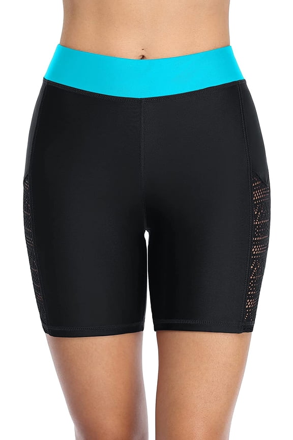 Womens Bikini Board Shorts Hollow Out Swimsuit Bottom Swim Trunk