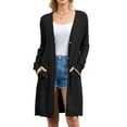 thumbnail image 1 of Sociala Womens Button Down Long Cardigan Sweater Lightweight Solid Cardigan with Pockets, 1 of 5