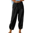thumbnail image 1 of Sociala Womens Drawstring Running Sweatpants Joggers Pants Lounge Workout Jogging with Pockrts, 1 of 6