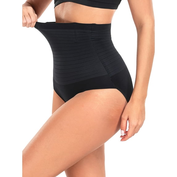 Sociala Womens High Waisted Body Shaper Tummy Control Panty