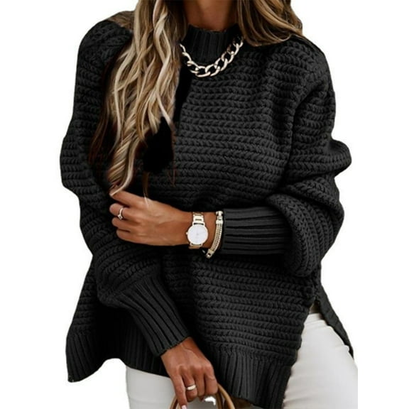 Sociala Womens Hollow Out Warm Sweater Long Sleeve Pullover Sweaters