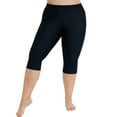 thumbnail image 1 of Sociala Womens Plus Size Capris High Waist Swimwear Bottoms Long Swim Shorts Tankini Bottom, 1 of 5